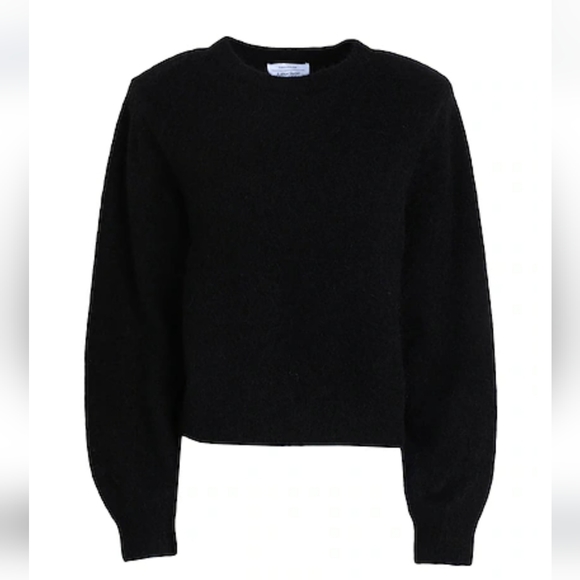 & Other Stories Women's Black Crewneck Sweater in Black Size Xsmall - Picture 2 of 16